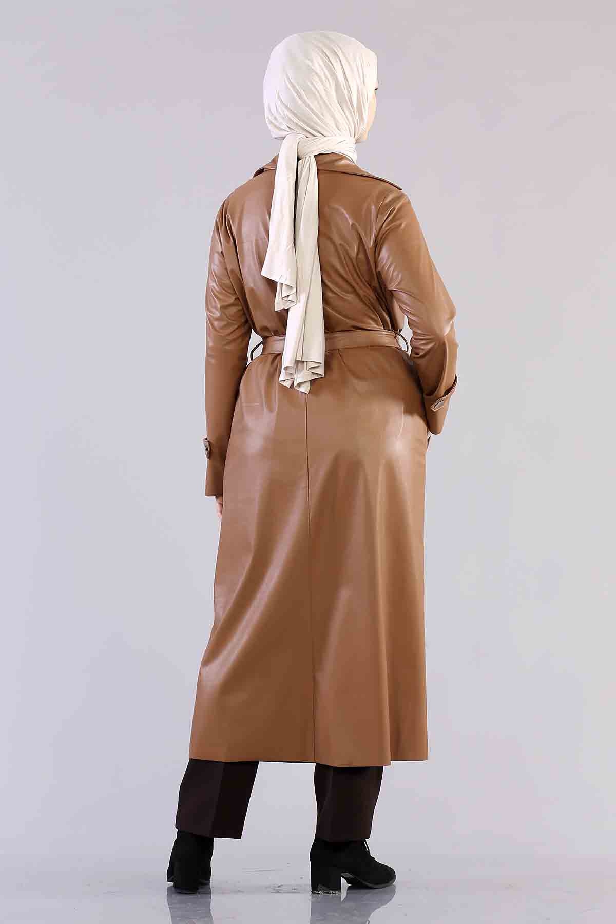 R2240 İçi Tüylü Kap 1-2-3-4 - Taba - 5