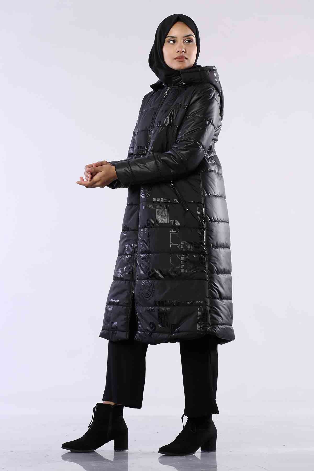 R2247 Yazili şişme Kap 1-2-3-4 - Siyah - 4