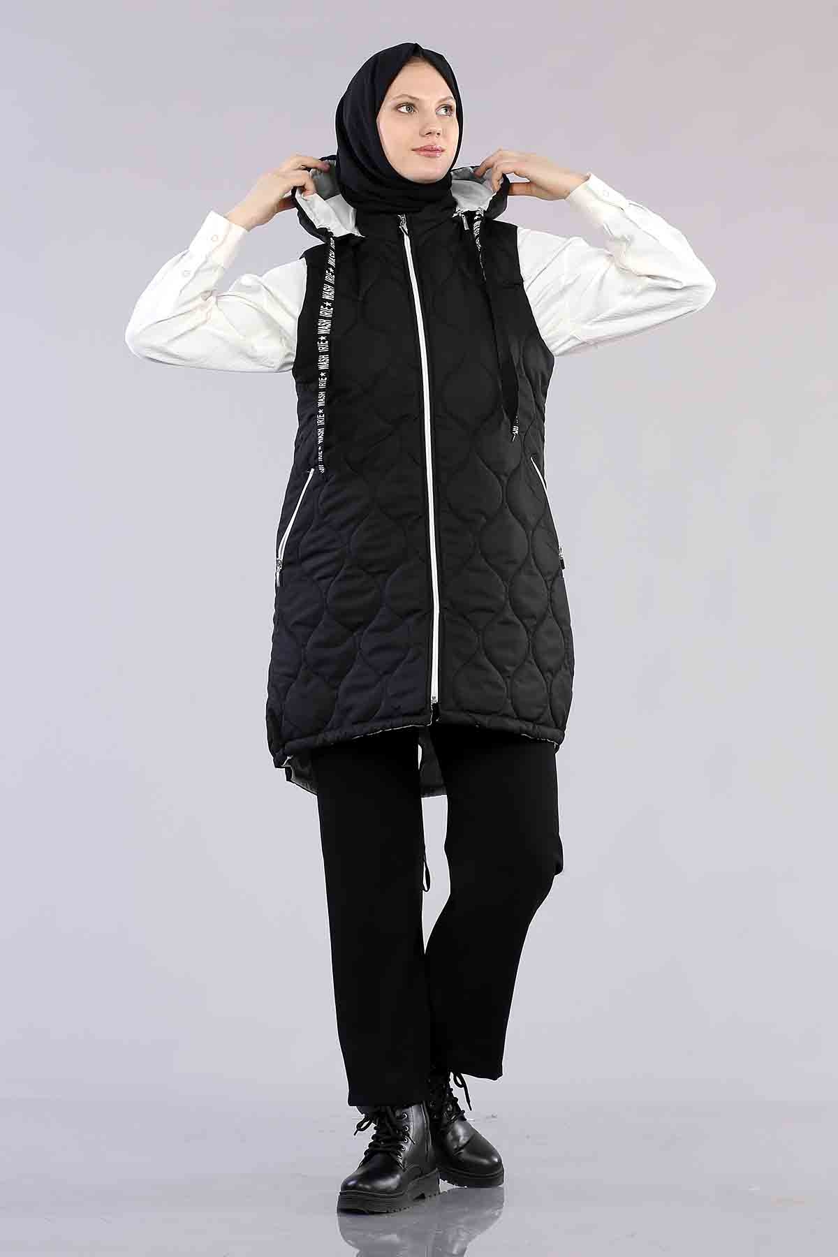 R277 şişme Yelek 1-2-3-4 - Siyah_beyaz - 1