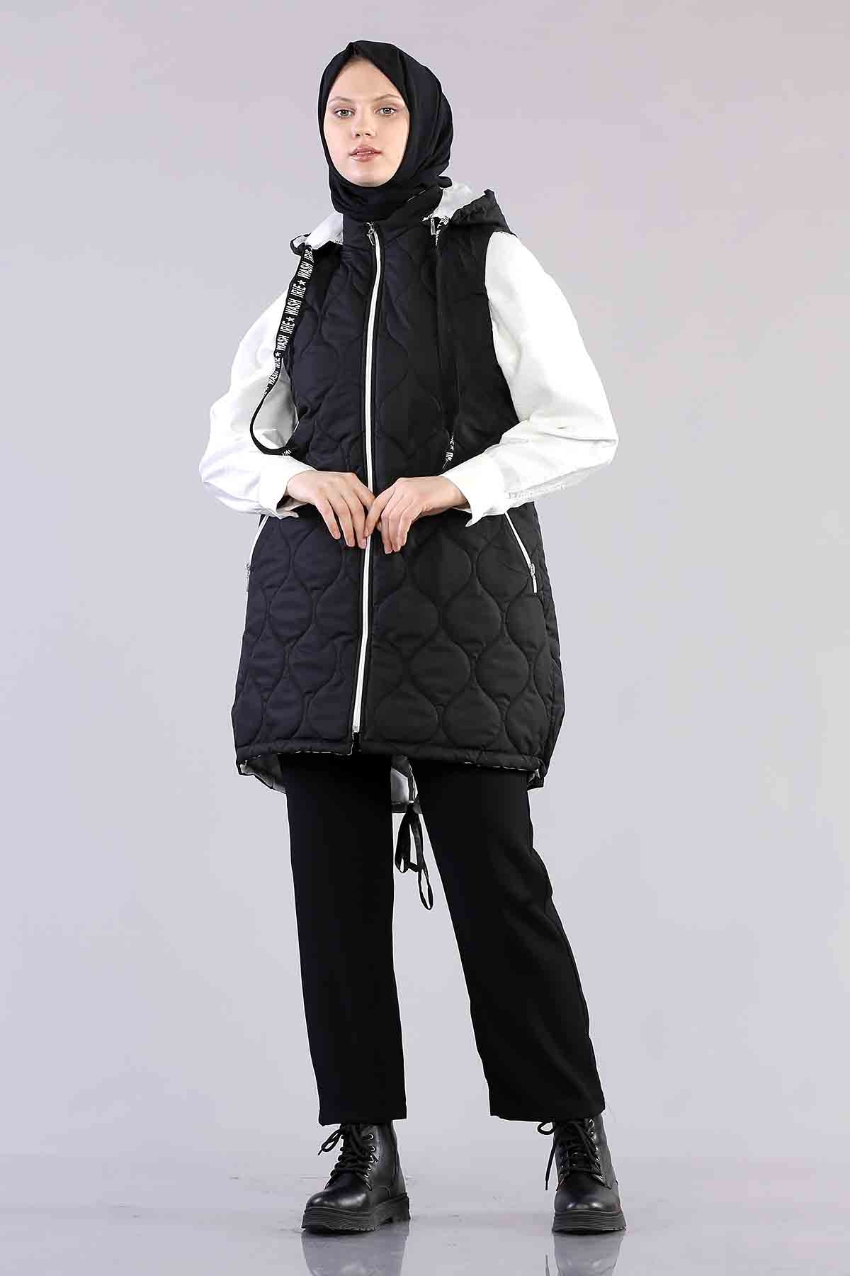 R277 şişme Yelek 1-2-3-4 - Siyah_beyaz - 4