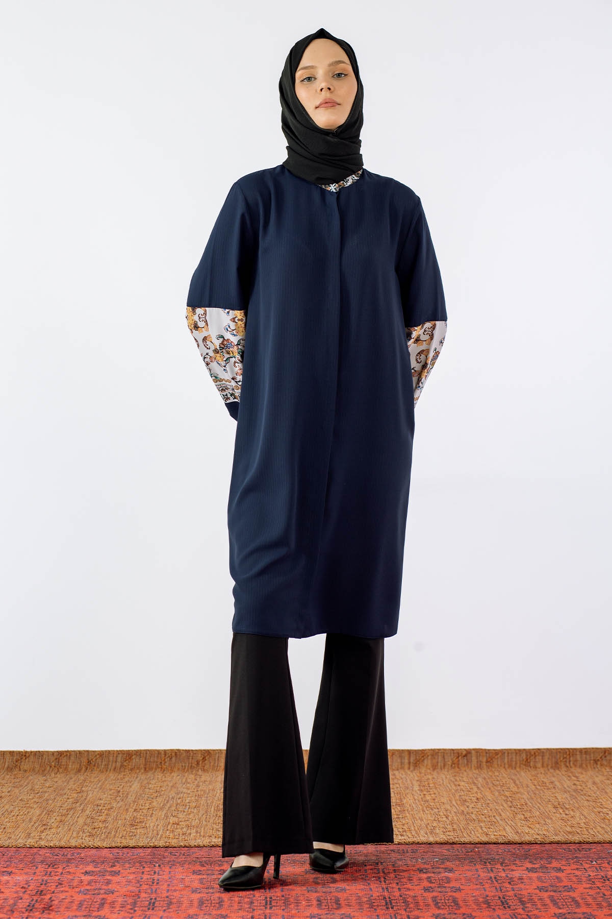 S7006 Tunik 40-50 K.dsn - Lacivert - 1