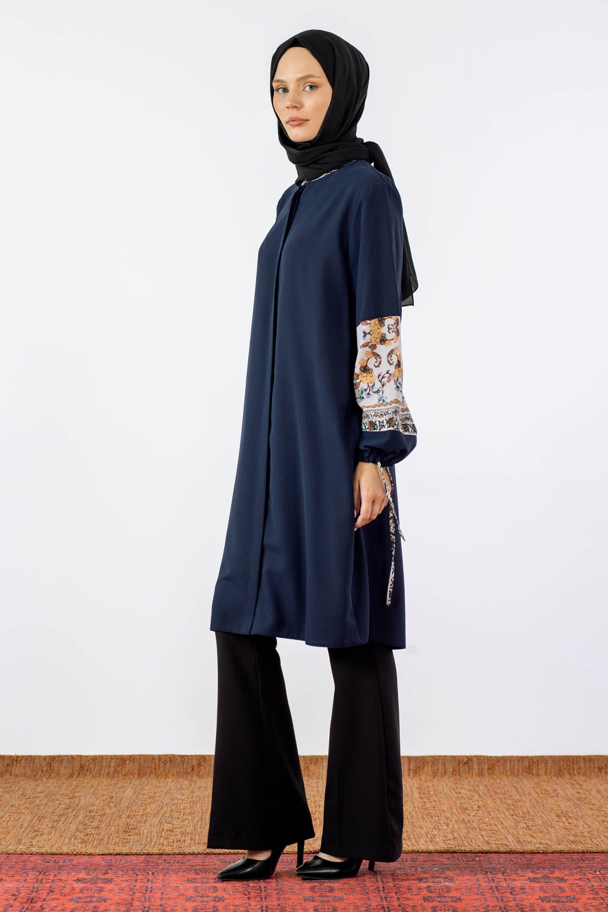 S7006 Tunik 40-50 K.dsn - Lacivert - 2