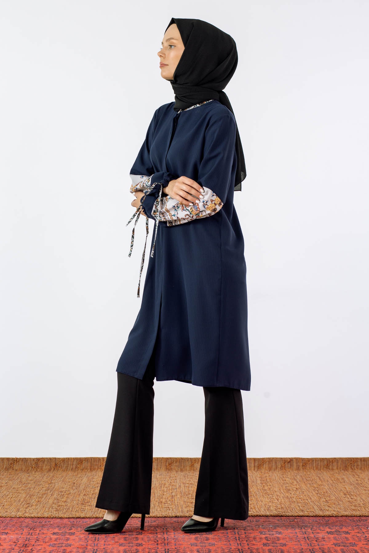 S7006 Tunik 40-50 K.dsn - Lacivert - 3