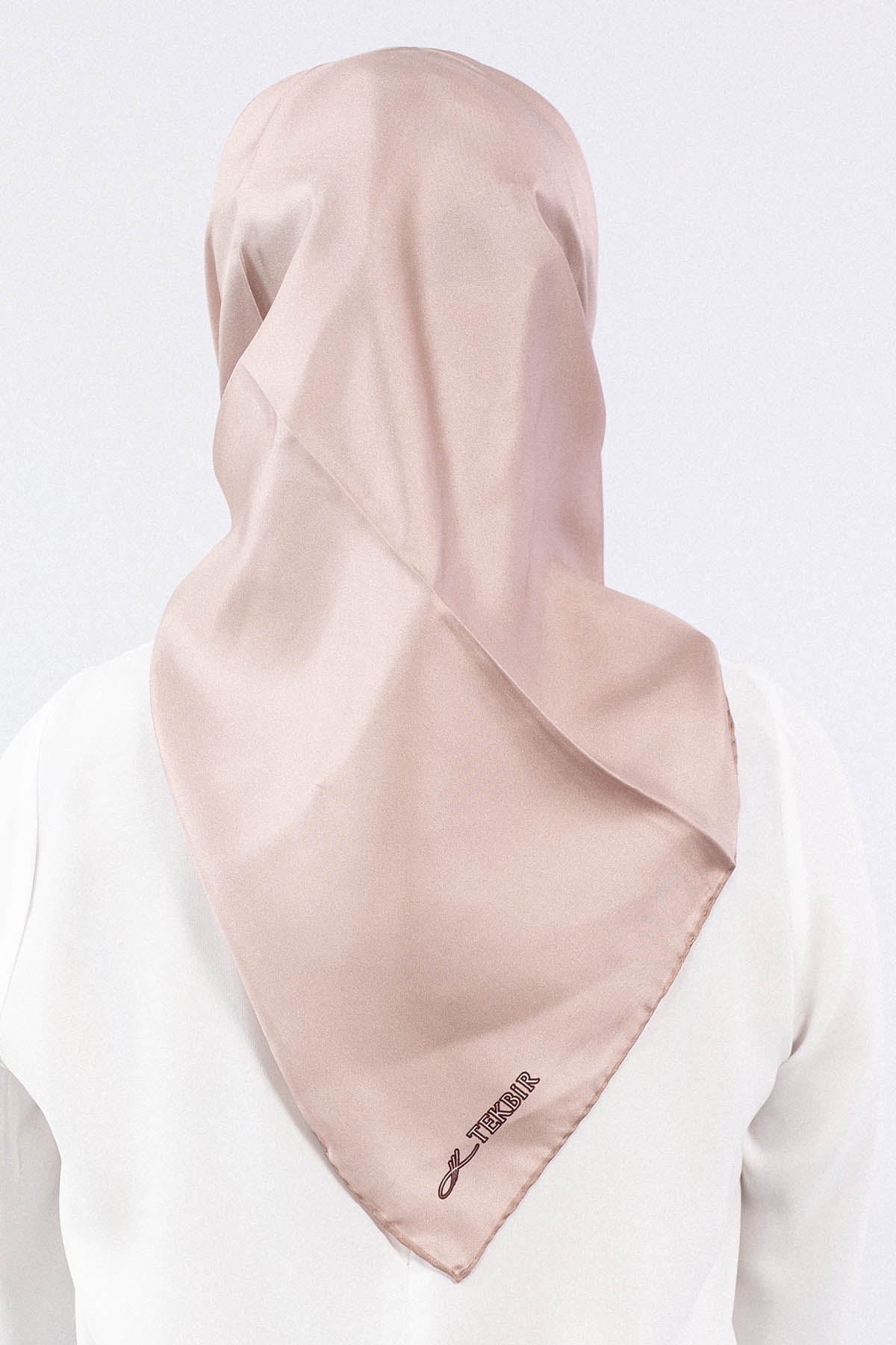 Sade İpek Eşarp Tvil - Toprak - 3