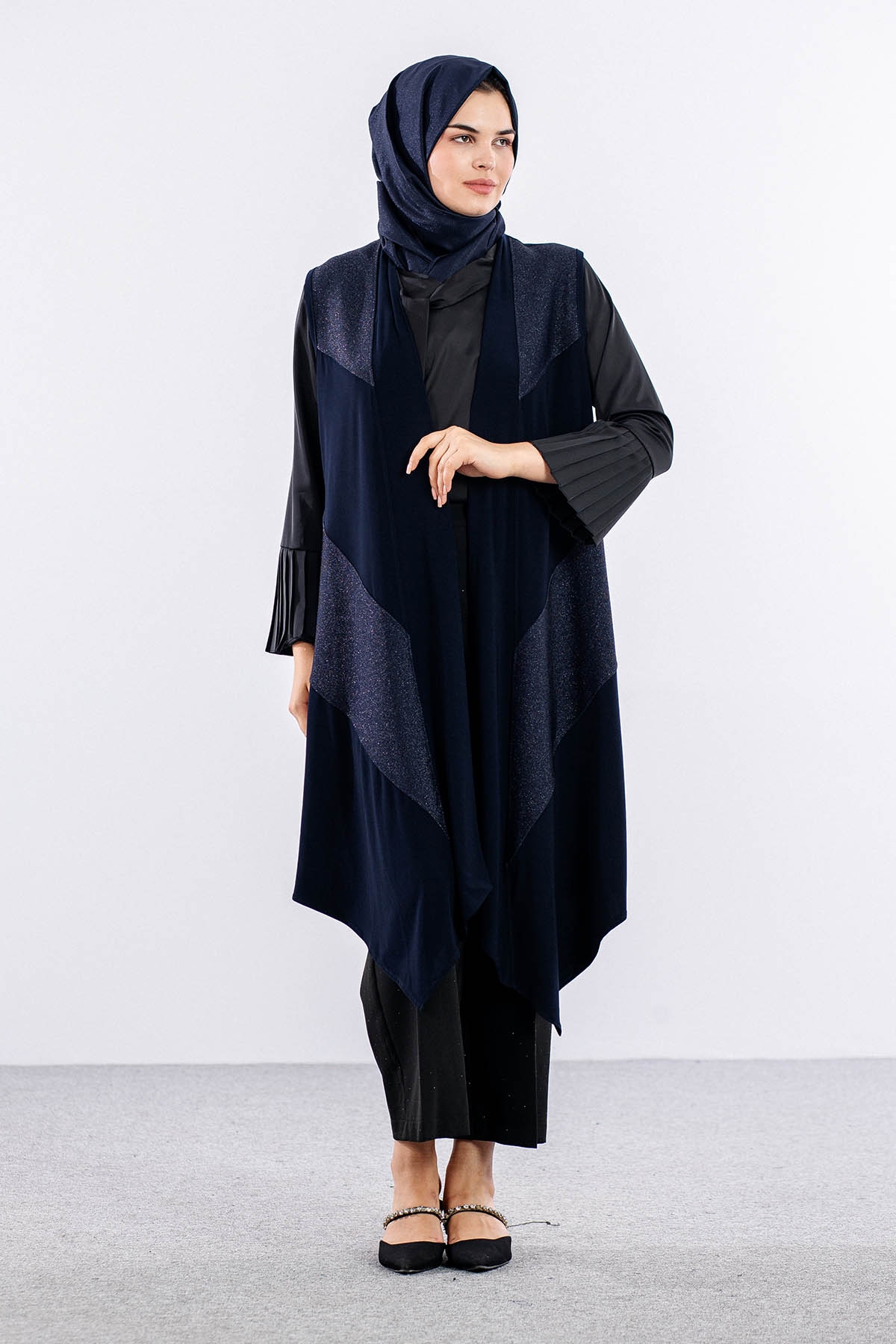 Sevda Yelek 4-5-6-7 - Lacivert - 1