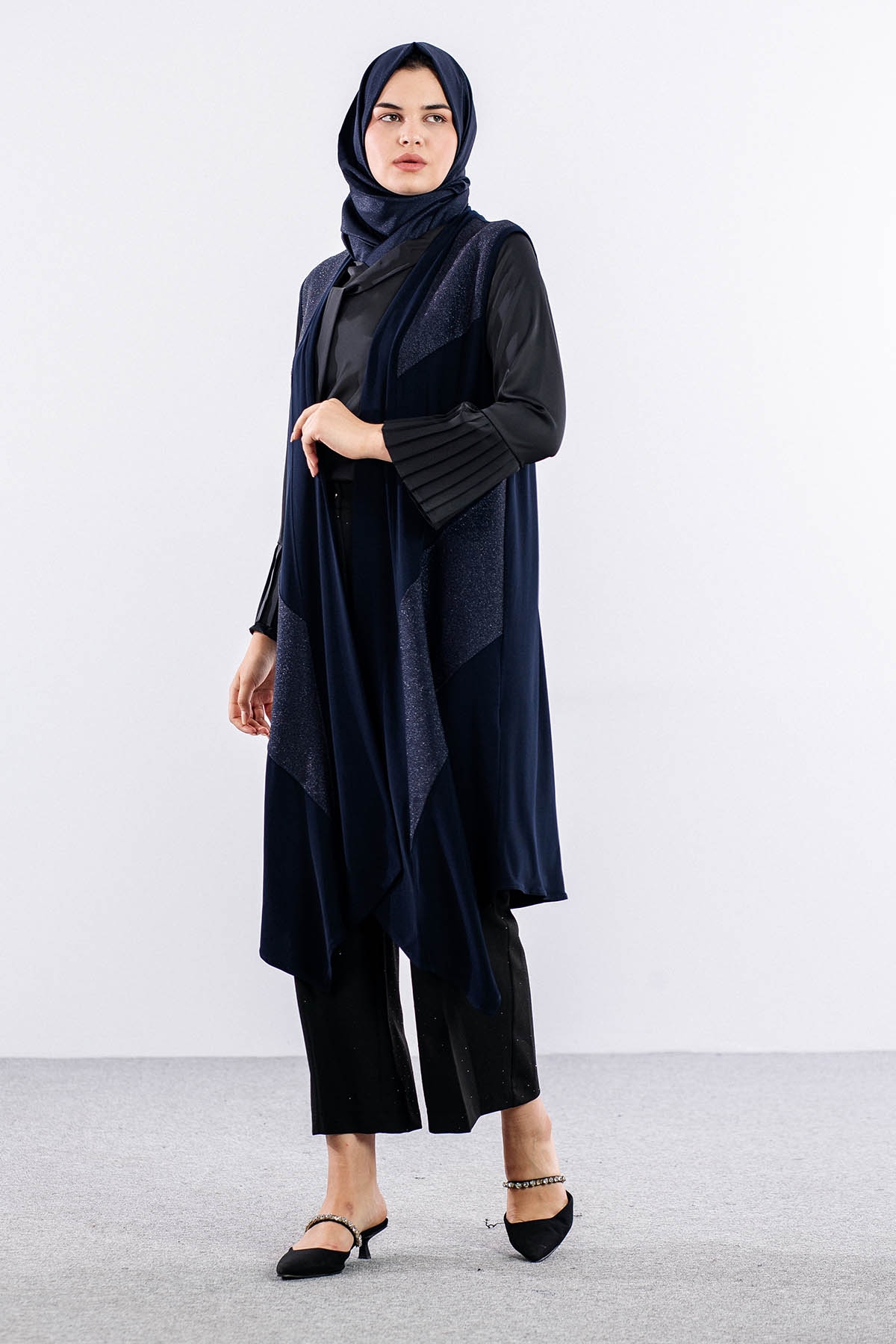 Sevda Yelek 4-5-6-7 - Lacivert - 2