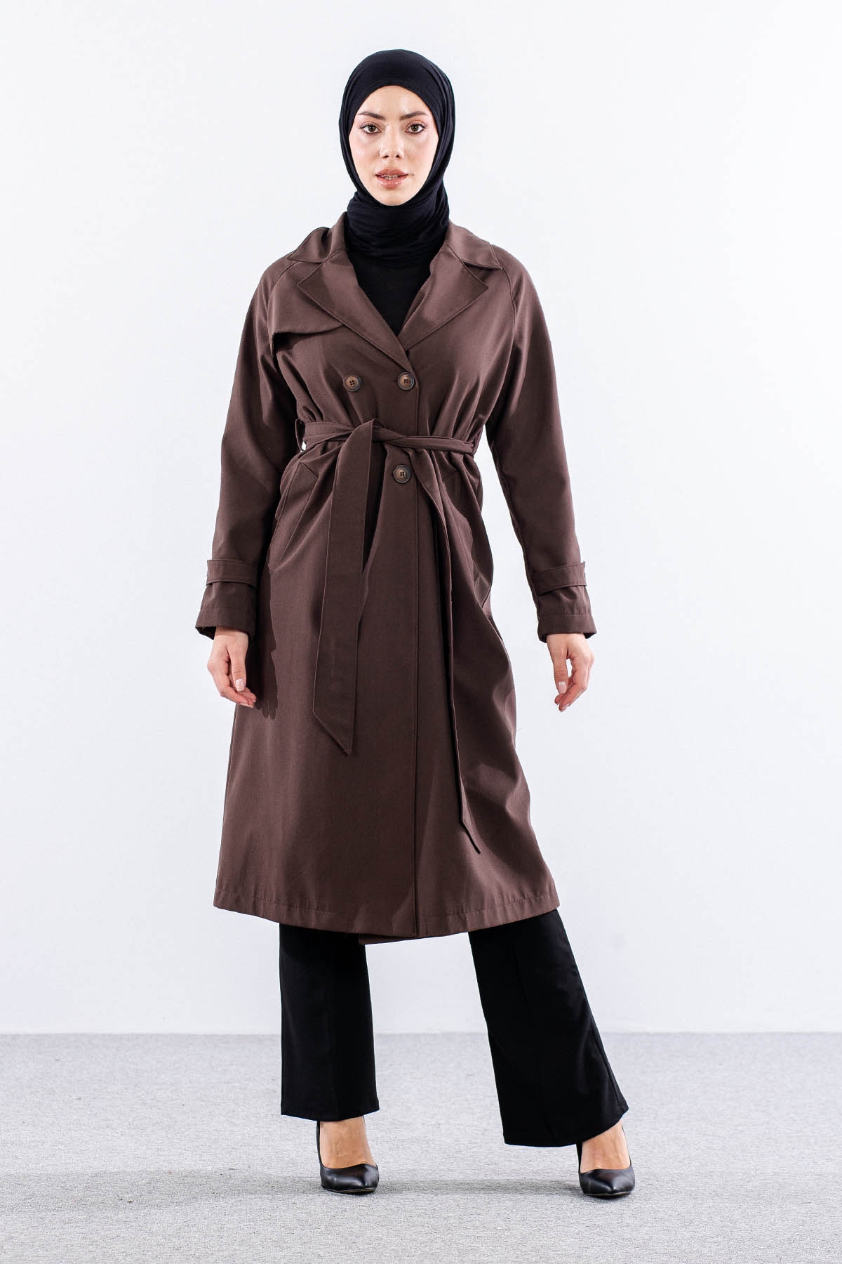 T1468 Trenç Kap 38-48 - Kahve - 1