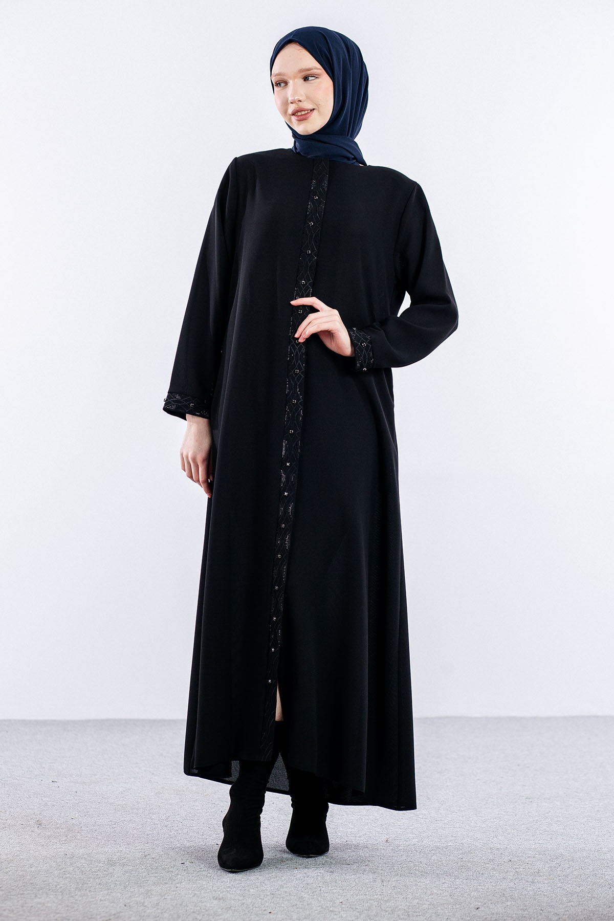 Y2112 Ferace 46-56 - Siyah - 2