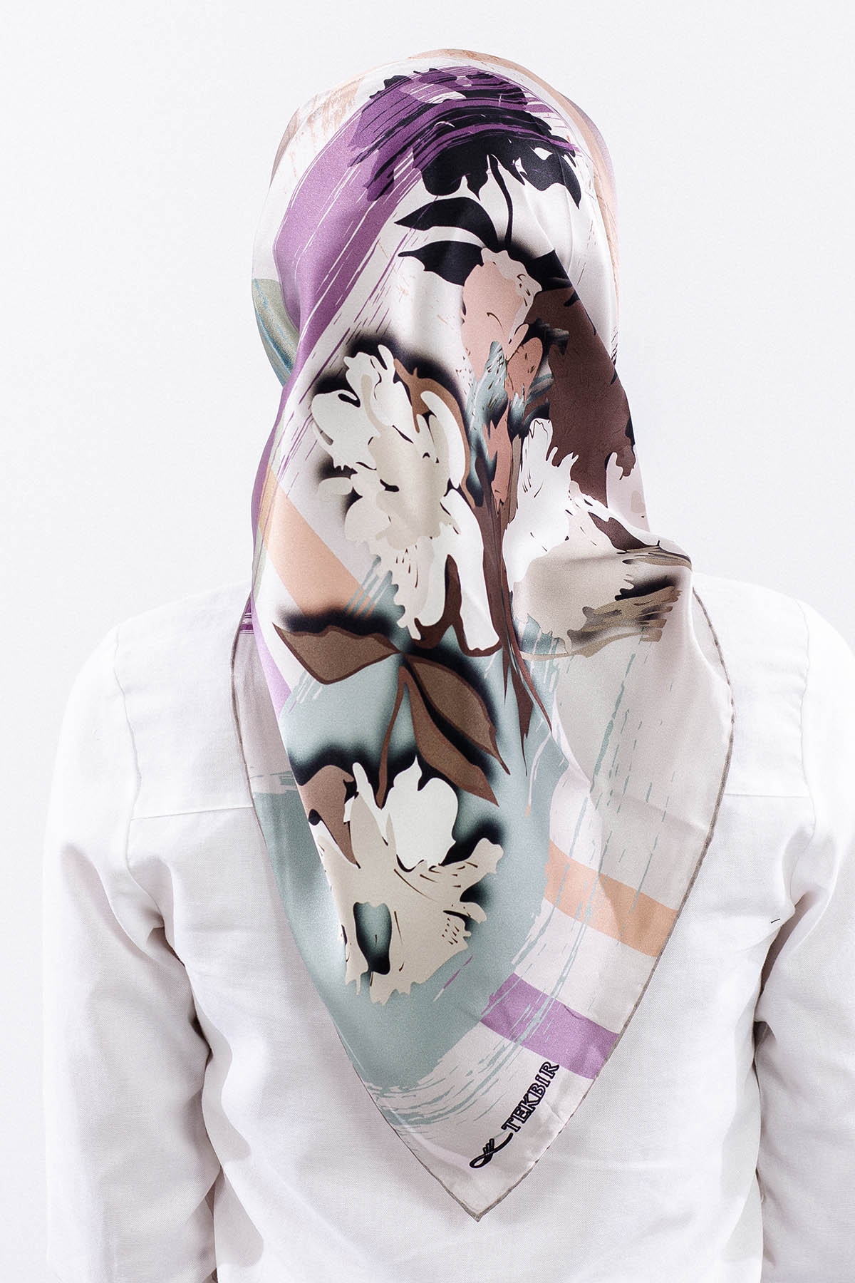 Z-4544 İpek Eşarp 90*90 Sura Kumas - Vizon - 4