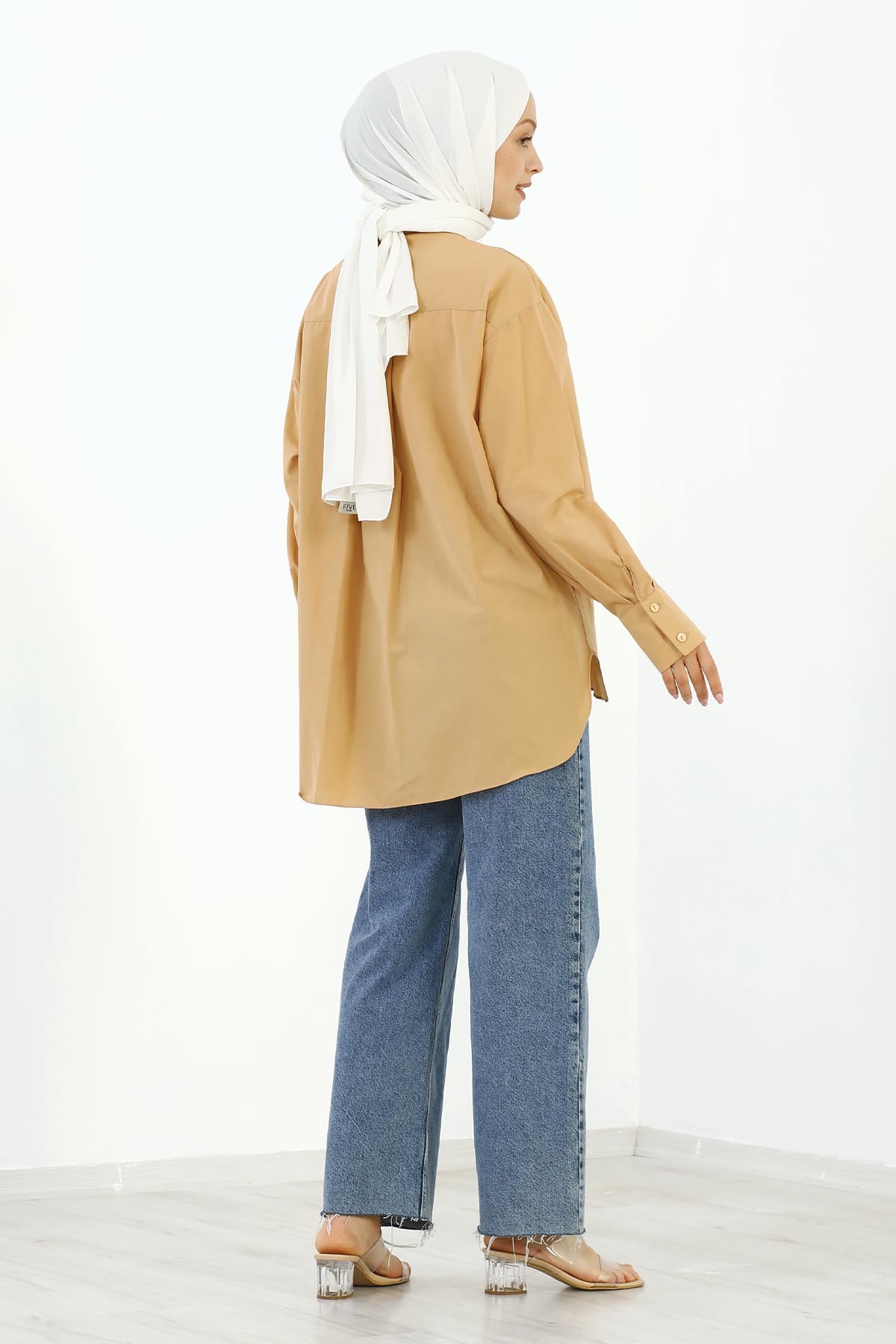 Zincirli Gömlek Tek Msr - Camel - 6